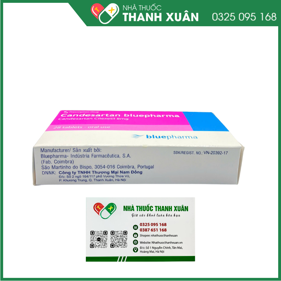 Candesartan BluePharma - Thuốc điều trị tăng huyết áp hiệu quả
